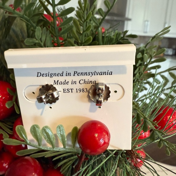 Sorrelli White Opal Earrings - Picture 2 of 4